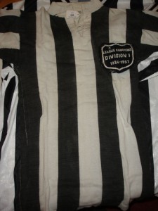 Hughie Gallacher’s Championship shirt, 1926-27