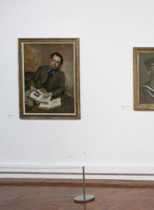 Kurt Schwitters' portrait of Fred Uhlman on display at the Hatton Gallery (until Feb 19th 2011)