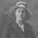 Sally Holmes, injured whilst on duty as the conductress on Tram 10, Sunderland Corporation Tramways.
