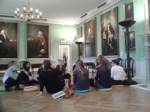 Learning about early years projects at the Foundling Museum