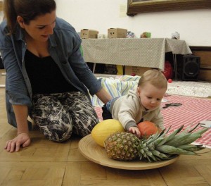 Exploring the fruit found in the paintings