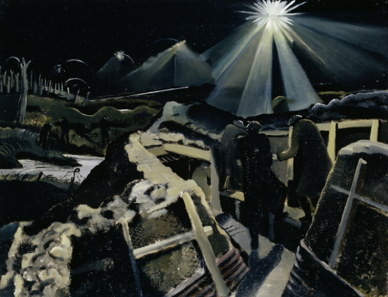 'Ypres Salient at Night' b Paul Nash, 1918.© IWM (Art.IWM ART 1145) http://www.iwm.org.uk/collections/item/object/20069