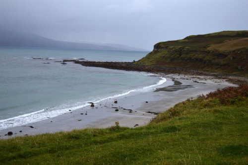 Camas Sgiotaig; sadly the weather didn't look promising